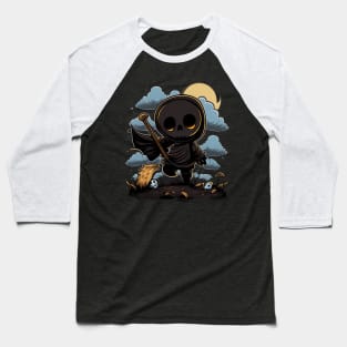 Cartoon death Baseball T-Shirt